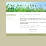 Screen shot of the Chiltern Payroll Ltd website.