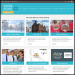 Screen shot of the Aston Hearing Services Ltd website.