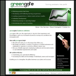Screen shot of the Greengate Business Solutions Ltd website.