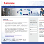 Screen shot of the H S Dataline Ltd website.
