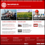 Screen shot of the T & M Supplies Ltd website.