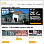 Screen shot of the Merseyside Slate & Tile Co. Ltd website.