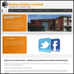 Screen shot of the Robant Services Ltd website.