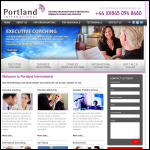 Screen shot of the Portland International Consulting Group Ltd website.