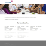 Screen shot of the Modern Money Financial Services Ltd website.