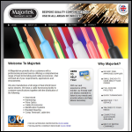 Screen shot of the Majortek Components Ltd website.