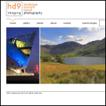 Screen shot of the Hd9 Imaging website.