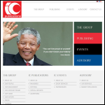 Screen shot of the I C Publications Ltd website.