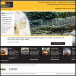 Screen shot of the Peter Stevens Dumptruck Hire Ltd website.
