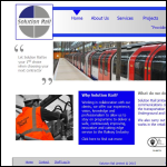 Screen shot of the Solution Rail Ltd website.