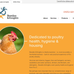 Screen shot of the Bowden & Knights Livestock Services Ltd website.