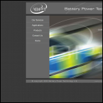 Screen shot of the Battery Power Technology Ltd website.