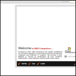 Screen shot of the Rkd Computers website.