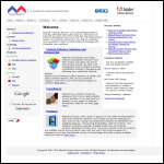 Screen shot of the Mapsoft Computer Services Ltd website.