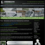 Screen shot of the Leedsheath Ltd website.