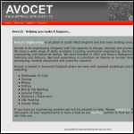 Screen shot of the Avocet Engineering Services Ltd website.