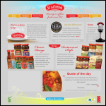 Screen shot of the Simtom Food Products website.