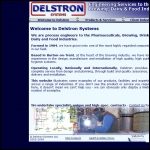 Screen shot of the Delstron Systems website.