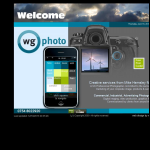 Screen shot of the Wg Photo website.
