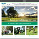 Screen shot of the Godfreys Golf & Turf website.