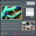 Screen shot of the Dragtone Ltd website.