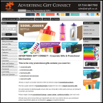 Screen shot of the Advertising Gift Connect Ltd website.