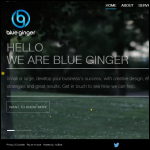 Screen shot of the Blue Ginger (UK) Ltd website.