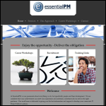 Screen shot of the EssentialPM website.