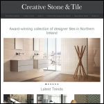 Screen shot of the Creative Stone & Tile website.