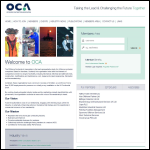 Screen shot of the Offshore Contractors Association website.