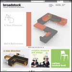 Screen shot of the Broadstock Office Furniture Ltd website.