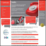 Screen shot of the Tekram Ltd website.