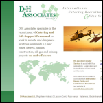 Screen shot of the D H Associates Ltd website.