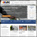 Screen shot of the Industrial Flooring Contractors website.