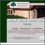 Screen shot of the Blackstone Developments (South West) Ltd website.