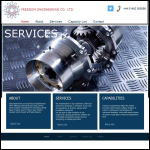 Screen shot of the Freedom Engineering Co. Ltd website.