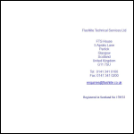 Screen shot of the Flashlite Technical Services Ltd website.