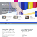 Screen shot of the Kennet Sign & Display website.