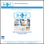 Screen shot of the Dgf Electrical Wholesale website.