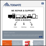 Screen shot of the Tekmate Computers website.