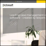 Screen shot of the Ochresoft Technologies website.