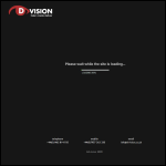 Screen shot of the D'vision Ltd website.