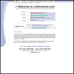 Screen shot of the Limbvolume.com website.