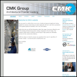 Screen shot of the C M K Treatments Ltd website.