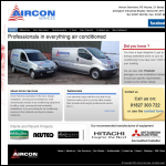 Screen shot of the Air Con Services (Tamworth) Ltd website.