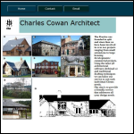 Screen shot of the Charles Cowan Architects website.