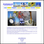 Screen shot of the Ael Flexaulic Ltd website.