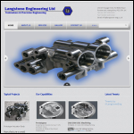 Screen shot of the Langstone Engineering Ltd website.