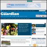 Screen shot of the The Chorley Guardian Company Ltd website.