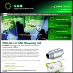 Screen shot of the SAR Group website.
